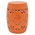 thumbnail image 1 of Plutus Modern Porcelain Garden Plant Stand in Orange, 1 of 1