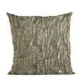 thumbnail image 1 of Plutus Gunmetal Yarns Shiny Fabric With Twig Pattern Luxury Throw Pillow - Double sided 16" x 16", 1 of 5