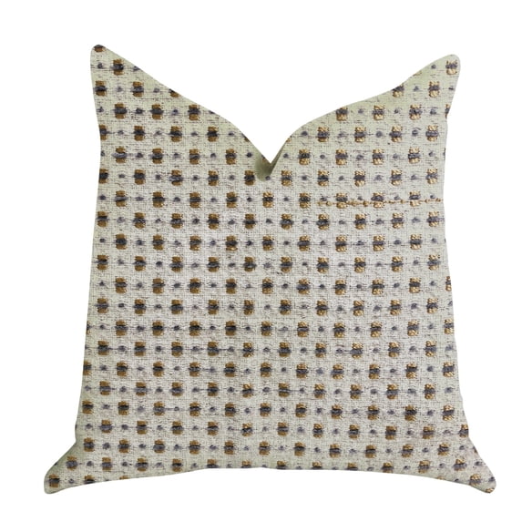 Plutus Haven Pointe Patterned Luxury Throw Pillow 24"L x24"W