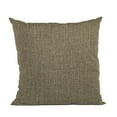 thumbnail image 1 of Plutus Hemp Wall Textured Solid, With Open Weave. Luxury Throw Pillow - Double sided 18" x 18", 1 of 5