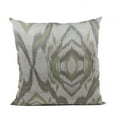 thumbnail image 1 of Plutus Brands Ikat Dream Gray, Citrine Handmade Luxury Pillow, 1 of 5