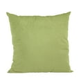 thumbnail image 1 of Plutus Lime Solid Shiny Velvet Luxury Throw Pillow, 1 of 2