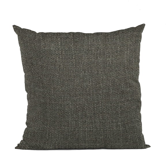 Plutus Mascara Wall Textured Solid, With Open Weave. Luxury Throw Pillow - Double sided 16" x 16"