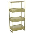 thumbnail image 1 of Plutus Brands Metal Plant Stand in Gold Metal, 1 of 1