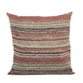 thumbnail image 1 of Plutus Brands Multi-Color Plutus Stripe Luxury Throw Pillow 16 in x 16in, Double Sided 16" x 16", 1 of 2
