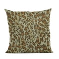 thumbnail image 1 of Plutus Safari Cheetah Embroydery Luxury Throw Pillow - Double sided 18" x 18", 1 of 2