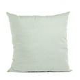 thumbnail image 1 of Plutus Baby Blue Solid Shiny Velvet Luxury Throw Pillow - Double sided 16" x 16", 1 of 5