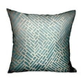 thumbnail image 1 of Plutus Brands PBRA2339-1220-DP 12 x 20 in. Golden Brick Blue Geometric Luxury Throw Pillow, 1 of 2