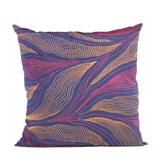 Plutus 26" x 26" Leafs Floral Luxury Throw Pillow in Multi-Color