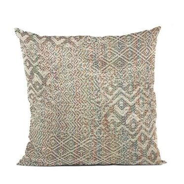 Plutus Brands Multi-Color Plutus Fave Abstract Luxury Throw Pillow 16 in x 16in, Double Sided 16" x 16"
