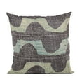 thumbnail image 1 of Plutus Brands Blue Plutus Shores Stripe Luxury Throw Pillow 18 in x 18in, Double Sided 18" x 18", 1 of 3