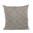 thumbnail image 1 of Plutus Brands Blue Plutus Triangle Chevron Luxury Throw Pillow 18 in x 18in, Double Sided 18" x 18", 1 of 2
