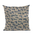 thumbnail image 1 of Plutus Brands Blue Plutus Angles Abstract Luxury Throw Pillow 16 in x 16in, Double Sided 16" x 16", 1 of 8