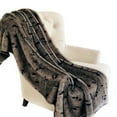 thumbnail image 1 of Plutus Gunmetal Gray Tones Tissavel Faux Fur Luxury Throw Throw 60W x 96L, 1 of 2