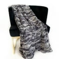 thumbnail image 1 of Plutus Brands PBSF1523-6096-TC 60 x 96 in. Wild Rabbit Faux Fur Luxury Throw Blanket, Metal, 1 of 3