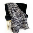 thumbnail image 1 of Plutus Brands Plutus Metal Wild Rabbit Faux Fur Luxury Throw Blanket, 80L x 110W, 1 of 3