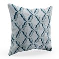 thumbnail image 1 of Plutus Light Blue Diamond Animal Faux Fur Luxury Throw Pillow - Double sided 18" x 18", 1 of 5
