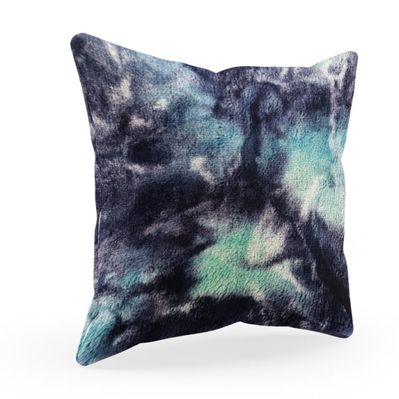 Plutus Blue Fureal Animal Faux Fur Luxury Throw Pillow - Double sided 20" x 30" Queen