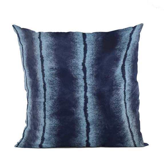 Plutus Blue Fluffy Fields Animal Faux Fur Luxury Throw Pillow - Double sided 24" x 24"