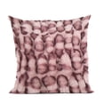thumbnail image 1 of Plutus Pink Leopard Animal Faux Fur Luxury Throw Pillow - Double sided 20" x 20", 1 of 2