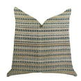 thumbnail image 1 of Plutus Brands Peyton Braid Double Sided Luxury Throw Pillow 20" x 20" - Beige, Blue, Brown, 1 of 3