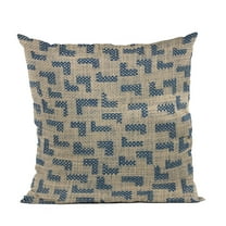 Plutus Brands Plutus Blue Angles Abstract Luxury Throw Pillow, 20L x 26W