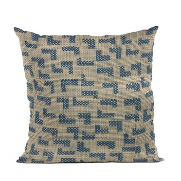 Plutus Brands Plutus Blue Angles Abstract Luxury Throw Pillow, 20L x 26W