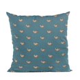 thumbnail image 1 of Plutus Brands Blue Plutus Beaded Motif Luxury Throw Pillow 12 in x 20in, Double Sided 12" x 20", 1 of 2