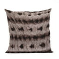 thumbnail image 1 of Plutus Brown Fluffy Bunni Animal Faux Fur Luxury Throw Pillow - Double sided 20" x 26" Standard, 1 of 2