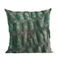 thumbnail image 1 of Plutus Emerald Green Plush Pelt Animal Faux Fur Luxury Throw Pillow - Double sided 18" x 18", 1 of 5