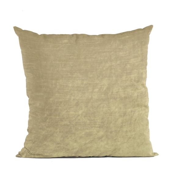 Plutus Golden Lux Velvet Shiny Velvet Luxury Throw Pillow - Double sided 16" x 16"