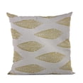 thumbnail image 1 of Plutus Brands Green, Beige Plutus Large Leafs Floral Luxury Throw Pillow 20 in x 36in, Double Sided 20" x 36" King, 1 of 9