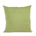 thumbnail image 1 of Plutus Lime Solid Shiny Velvet Luxury Throw Pillow - Double sided 12" x 20", 1 of 5