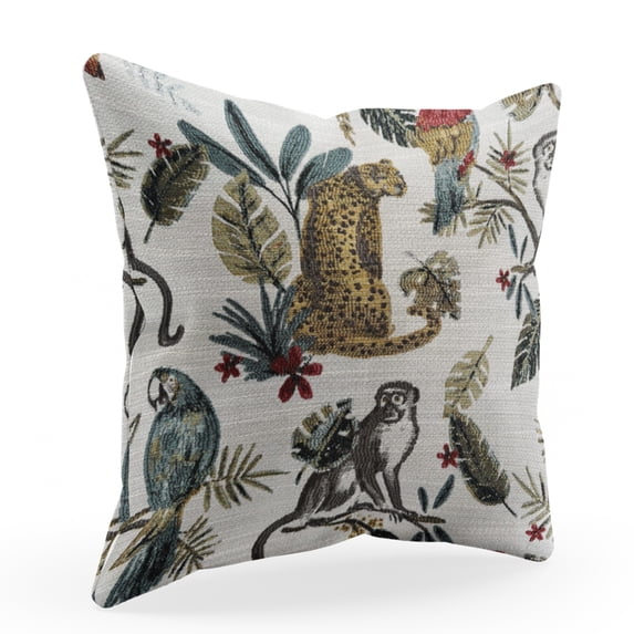 Plutus Brands Multi-Color Jungle Luxury Throw Pillow