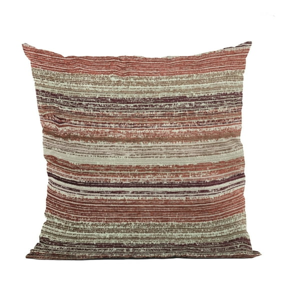 Plutus Brands Multi-Color  Stripe Luxury Throw Pillow-Size:20" x 30"