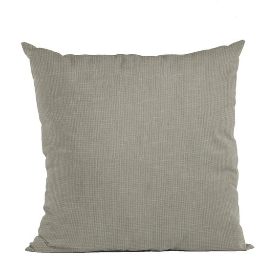 Plutus Travertine Waffle Textured Solid, Sort Of A Waffle Texture Luxury Throw Pillow - Double sided 18" x 18"