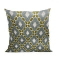 thumbnail image 1 of Plutus Velvet Majestic Blue, Citrine, Cream Handmade Luxury Pillow - Double sided 26" x 26", 1 of 5