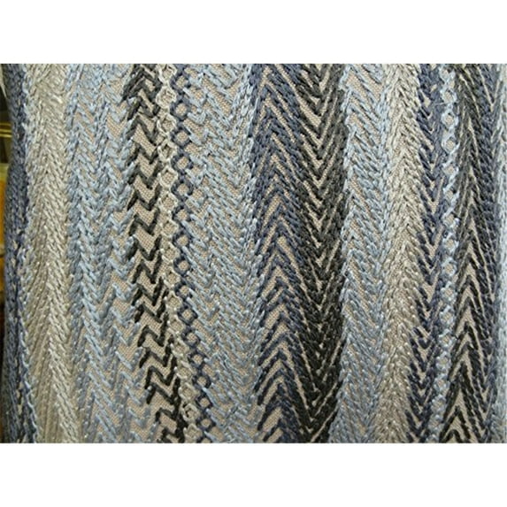 Plutus Brands Plutus Zigzag Rows Graphite Handmade Throw Pillow