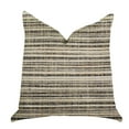 thumbnail image 1 of Plutus Brands Skyway Lines Luxury Brown-Beige Multi Tones Throw Pillow, 1 of 3