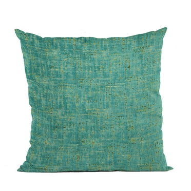 Plutus Brands Tourmaline New Planet Cut Velvet Luxury Throw Pillow
