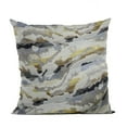 thumbnail image 1 of Plutus Velvet Crest Black, Gray, Citrine Handmade Luxury Pillow - Double sided 26" x 26", 1 of 5