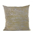 thumbnail image 1 of Plutus 20" x 20" Golden Leaf Jacquard Luxury Throw Pillow in Yellow, 1 of 2