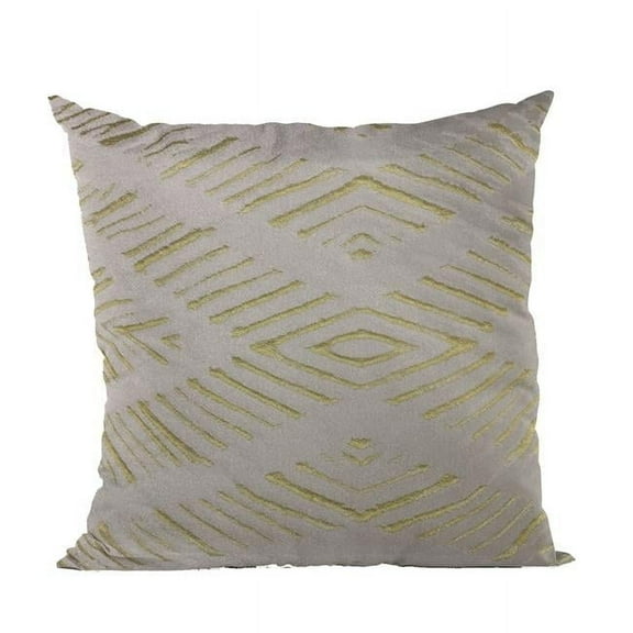 Plutus Brands  Yellow Hypno Abstract Luxury Throw Pillow - 22 x 22 in.
