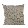 thumbnail image 1 of Plutus Brands Brown Plutus Bird Feather Animal Luxury Throw Pillow 20 in x 30in, Double Sided 20" x 30" Queen, 1 of 2