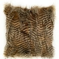 thumbnail image 1 of Plutus Brands Brown and Grey Porcupine Animal Faux Fur Luxury Throw Pillow-Size:20" x 26", 1 of 3