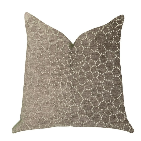 Plutus Bubbly Gal Luxury Throw Pillow in Beige Tones 20"L x20"W