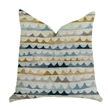 Plutus Caspian Rush Patterned Luxury Throw Pillow