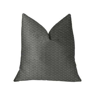 Plutus Cleopatra Blue & Gold Luxury Throw Pillow - 16 x 16 in.