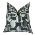 thumbnail image 1 of Plutus Conduit Espresso Handmade Throw Pillow, 1 of 3