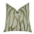 thumbnail image 1 of Plutus Convection Handmade Throw Pillow-Color:Taupe/Ivory,Size:24" x 24", 1 of 4